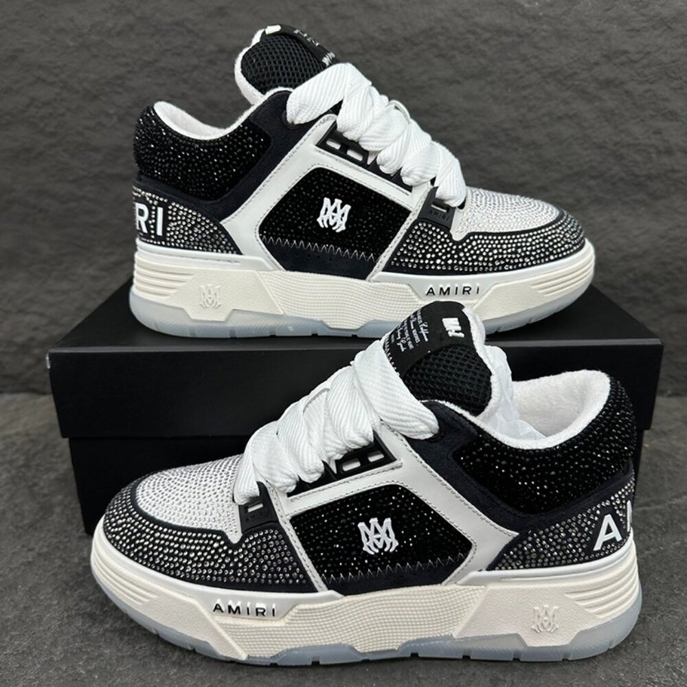Amiri Low-Top Platform Height-Enhancing Sneakers
